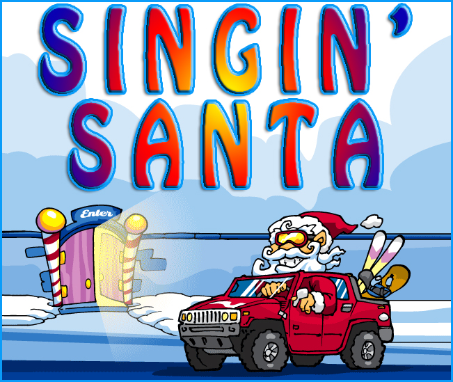 Singin' Santa webheader