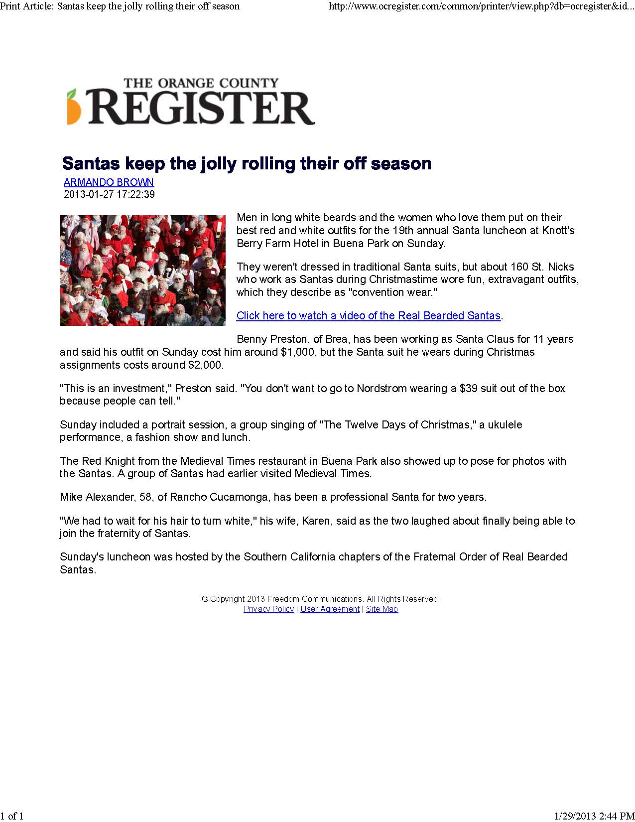 OC Register 2013